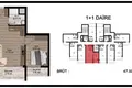 Appartement 1 chambre 33 m² Mezitli, Turquie