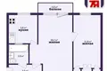 Wohnung 2 zimmer 44 m² Minsk, Belarus