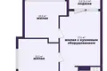 3 room apartment 50 m² Minsk, Belarus
