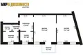 2 room apartment 48 m² Minsk, Belarus