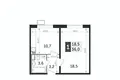 1 room apartment 36 m² Leninsky District, Russia