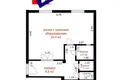 Квартира 1 комната 39 м² Минск, Беларусь