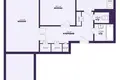 Apartamento 3 habitaciones 62 m² Saligorsk, Belarús