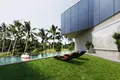 Kompleks mieszkalny New complex of villas and townhouses with swimming pools, a shopping mall and restaurants, Ubud, Bali, Indonesia