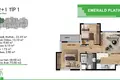2 bedroom apartment 74 m² Mezitli, Turkey