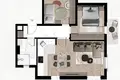 Wohnung 3 zimmer 70 m² Tivat, Montenegro