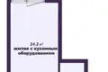 1 room apartment 32 m² Minsk, Belarus