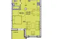 1 room apartment 45 m² Minsk, Belarus