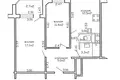 Mieszkanie 2 pokoi 57 m² Mińsk, Białoruś