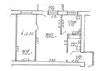 2 room apartment 45 m² Rechytsa, Belarus