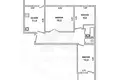 3 room apartment 70 m² Malaryta, Belarus