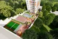 Residential complex Residence with a swimming pool and a tennis court, Istanbul, Turkey
