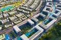 Residential complex New project DAMAC Riverside Views with s clubhouse and a kids' adventure park in the prestigious area of Dubai, UAE