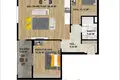 Apartamento 3 habitaciones 97 m² Kayapa, Turquía