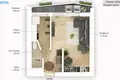 1 room apartment 21 m² Vilnius, Lithuania