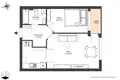 Квартира 2 комнаты 37 м² в Варшаве, Польша