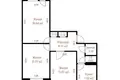 Квартира 3 комнаты 65 м² Минск, Беларусь
