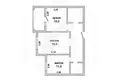 Квартира 2 комнаты 60 м² Мухавецкий сельский Совет, Беларусь
