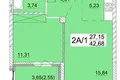 3 room apartment 72 m² Minsk, Belarus