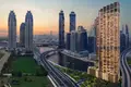 Complejo residencial New high-rise residence One River Point with swimming pools on the canal front, close to Burj Khalifa, Business Bay, Dubai, UAE