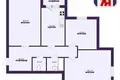 3 room apartment 82 m² Maladzyechna, Belarus