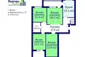 Wohnung 4 Zimmer 101 m² Minsk, Weißrussland