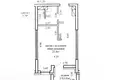 Apartamento 1 habitación 29 m² Minsk, Belarús