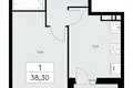 1 room apartment 38 m² poselenie Sosenskoe, Russia