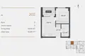 Appartement 2 chambres 35 m² Jurmala, Lettonie