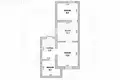 2 room apartment 45 m² Brest, Belarus