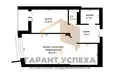 2 room apartment 52 m² Brest, Belarus