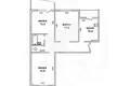 3 room apartment 77 m² Muchaviecki sielski Saviet, Belarus