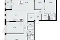 5 room apartment 140 m² Moscow, Russia