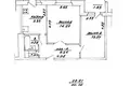 2 room apartment 51 m² Vitsebsk, Belarus
