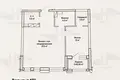 2 room apartment 57 m² Minsk, Belarus