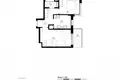 2 room apartment 45 m² Warsaw, Poland