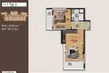 Квартира 2 комнаты 58 м² Мезитли, Турция