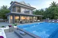 Residential complex New villa with a swimming pool in a gated residence, Fethiye, Turkey