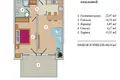 Wohnung 1 Schlafzimmer 59 m² Gemeinde Budva, Montenegro