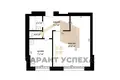 1 room apartment 34 m² Muchaviecki sielski Saviet, Belarus