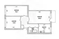 3 room apartment 69 m² Muchaviecki sielski Saviet, Belarus