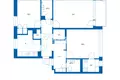 Mieszkanie 3 pokoi 80 m² Kotkan-Haminan seutukunta, Finlandia