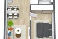 Apartamento 2 habitaciones 49 m² Klaipeda, Lituania