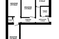 3 room apartment 57 m² Minsk, Belarus