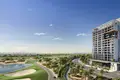 Residential complex New residence Vista with a swimming pool, green areas and cinema, Dubai Sports city, Dubai. UAE