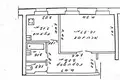 Mieszkanie 1 pokój 38 m² Mozyrz, Białoruś