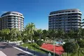 Квартира 1 комната 55 м² Аланья, Турция
