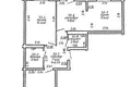 3 room apartment 68 m² Homel, Belarus