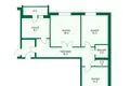 3 room apartment 78 m² Baranavichy, Belarus