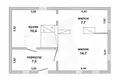 House 40 m² Matykalski sielski Saviet, Belarus